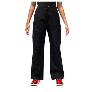 NWT Nike Jordan Chicago Cargo Cotton Women's Utility Pants Black Size L